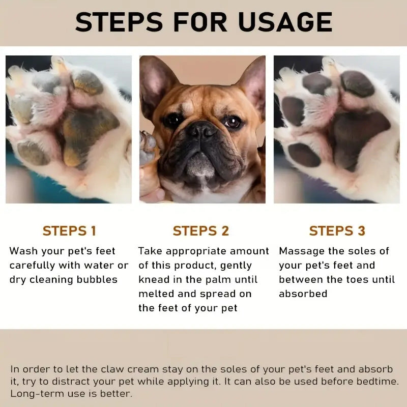 Natural Paw Balm - Crack Healer & Snow Salt Protection