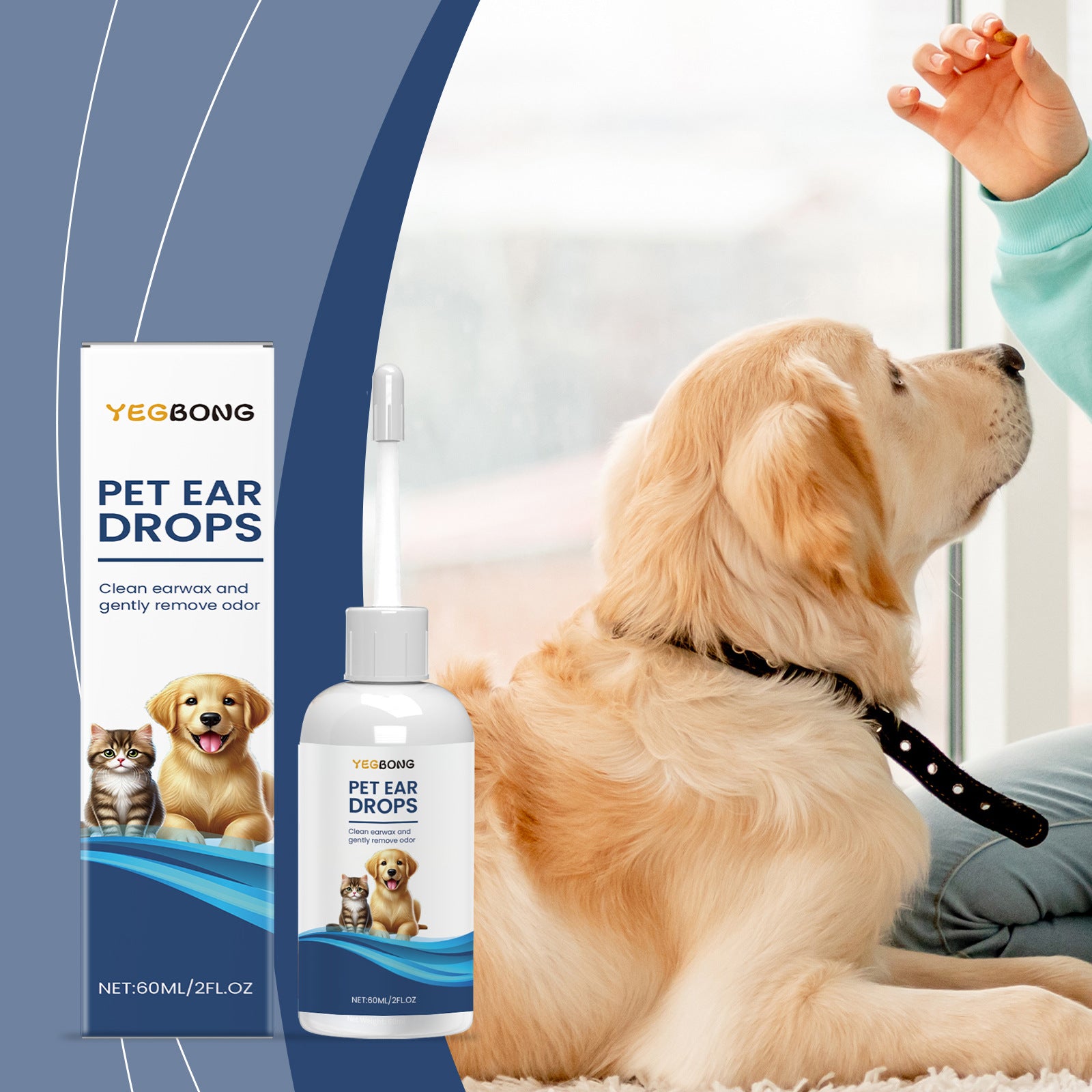 Dog Ear Cleaner - Natural Antibacterial Prevention