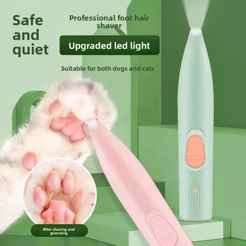 Cordless Dog Grooming Trimmer - Quiet & Low-Vibration
