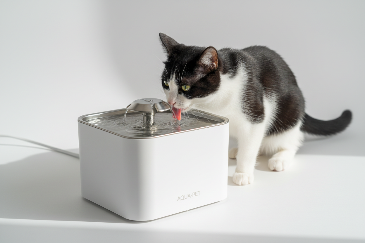 Automatic Pet Water Fountain Lifestyle
