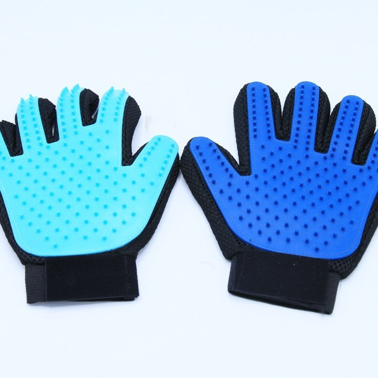 Dog Grooming Gloves with Massage & De-Shedding
